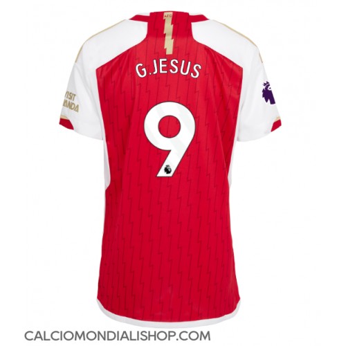 Maglie da calcio Arsenal Gabriel Jesus #9 Prima Maglia Femminile 2023-24 Manica Corta